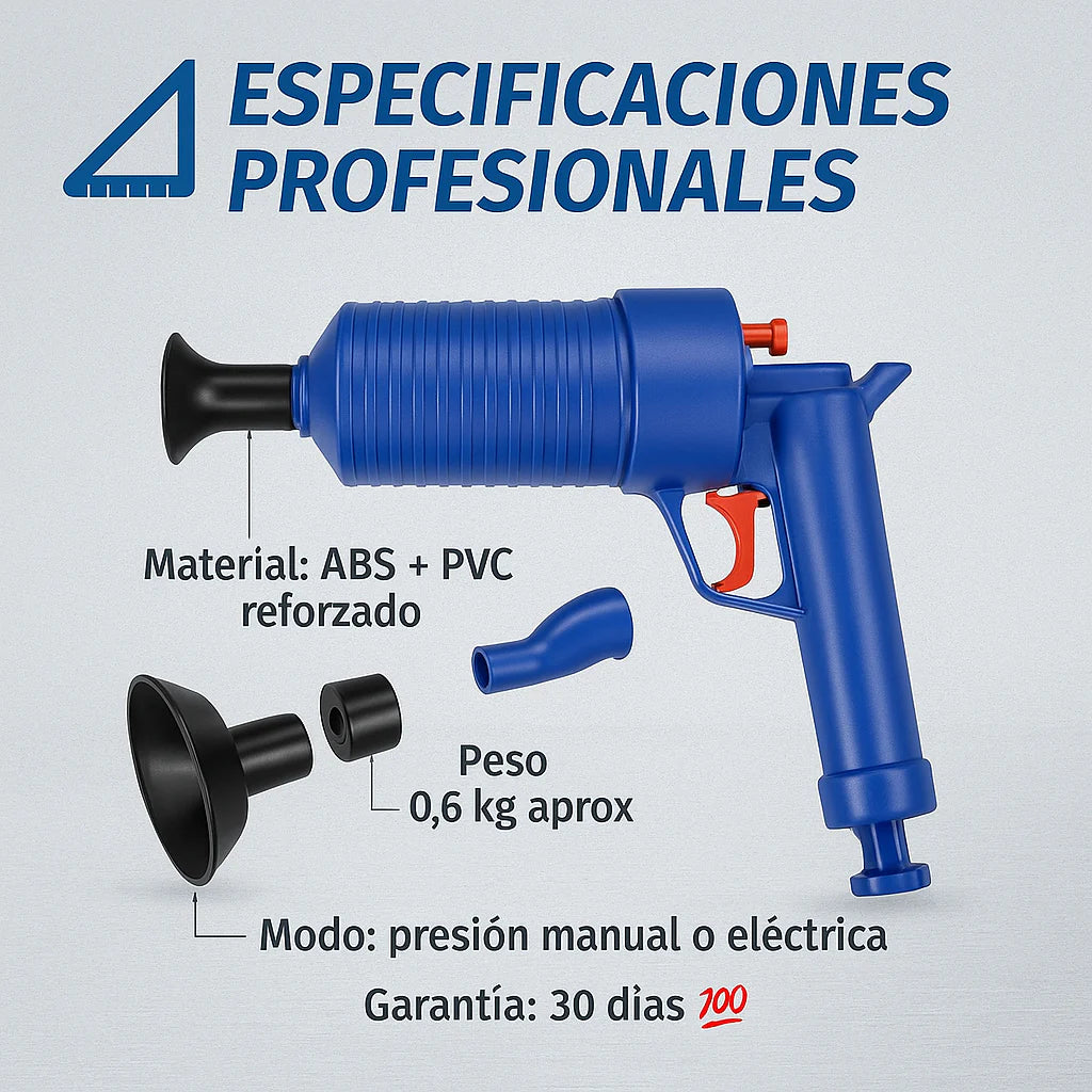HydroForce Max™ - Pistola destapa caños de alta presión