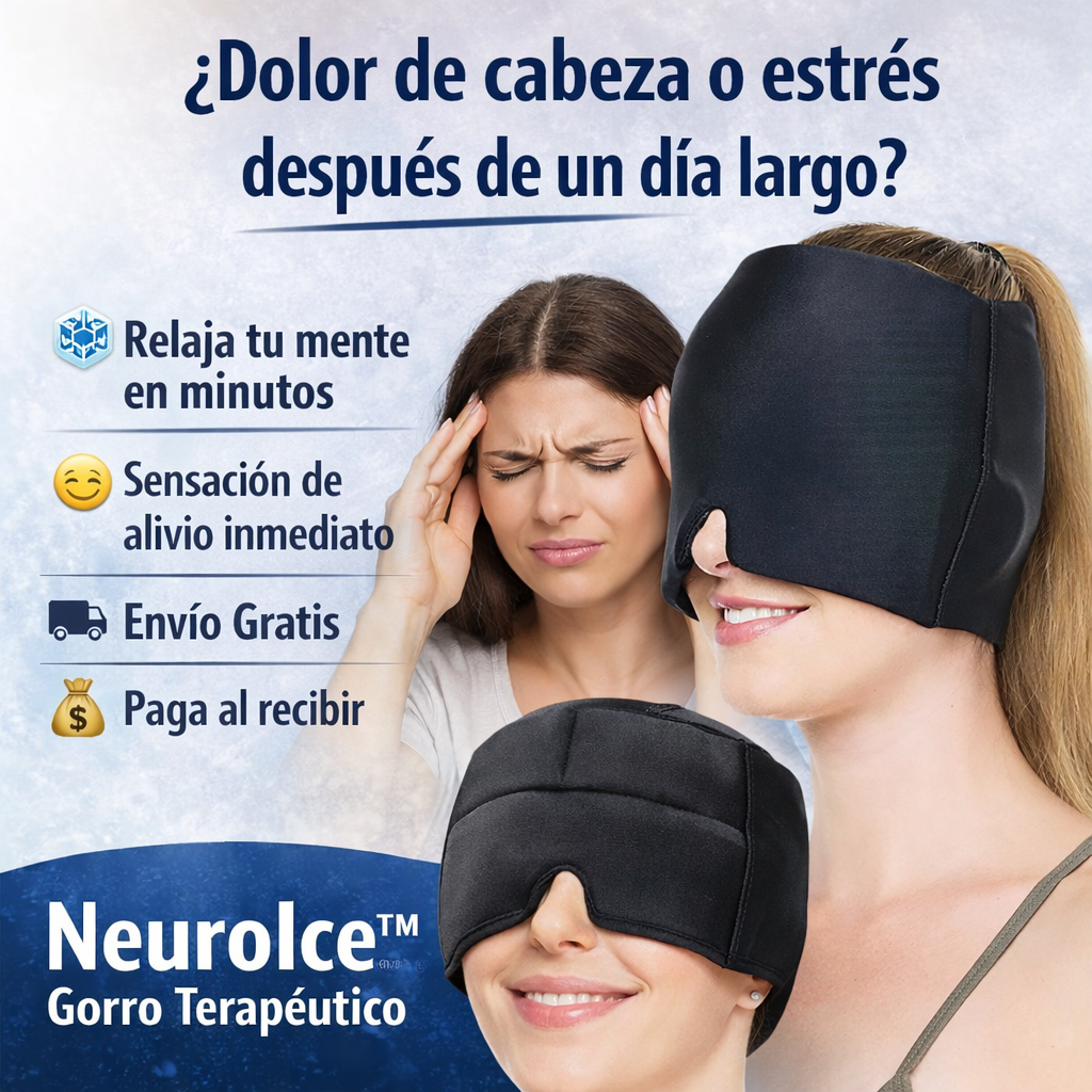 NeuroIce™ – Gorro Terapéutico de Gel Frío y Calor