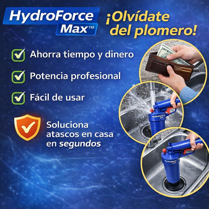 HydroForce Max™ - Pistola destapa caños de alta presión
