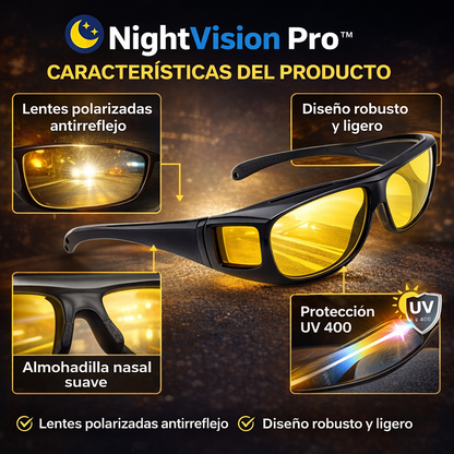 NightVision Pro™ X2 - Gafas con visión HD para conducir